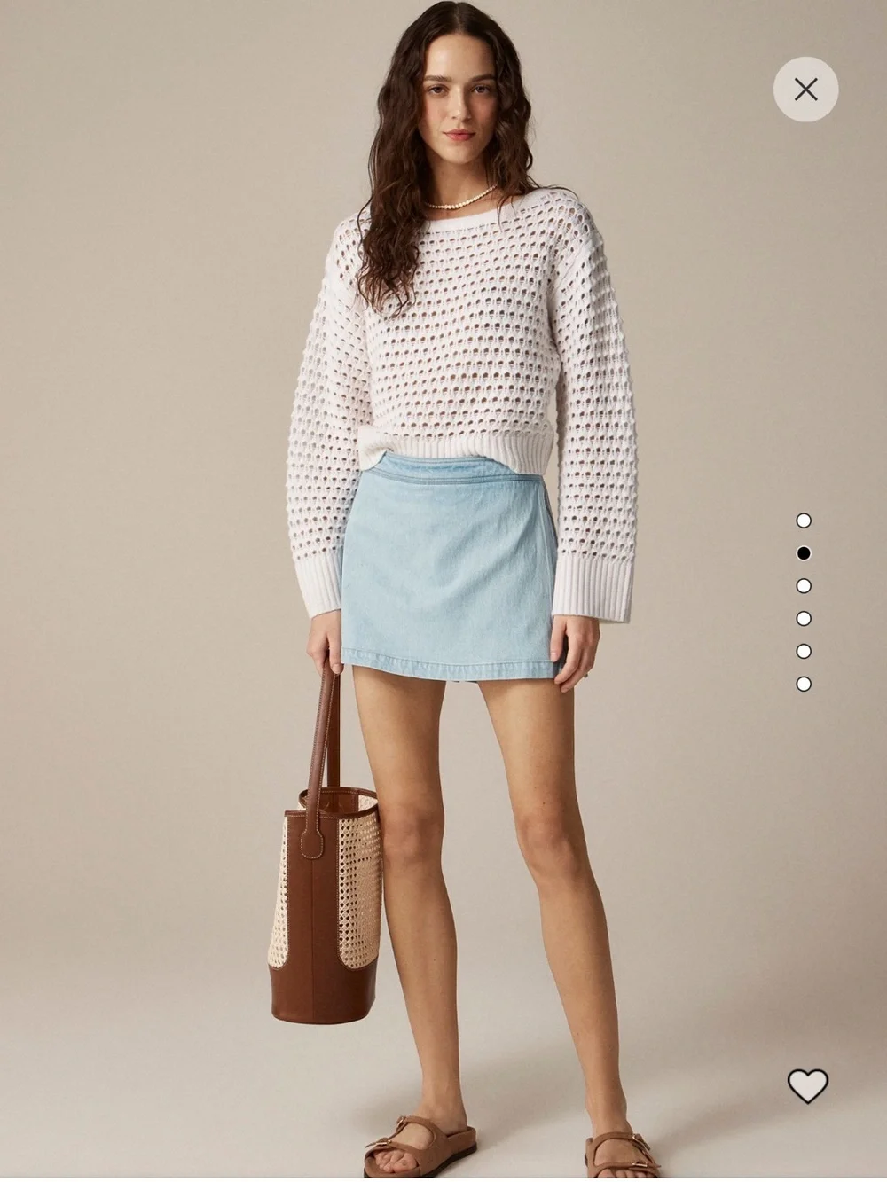 J. Crew Denim Skort